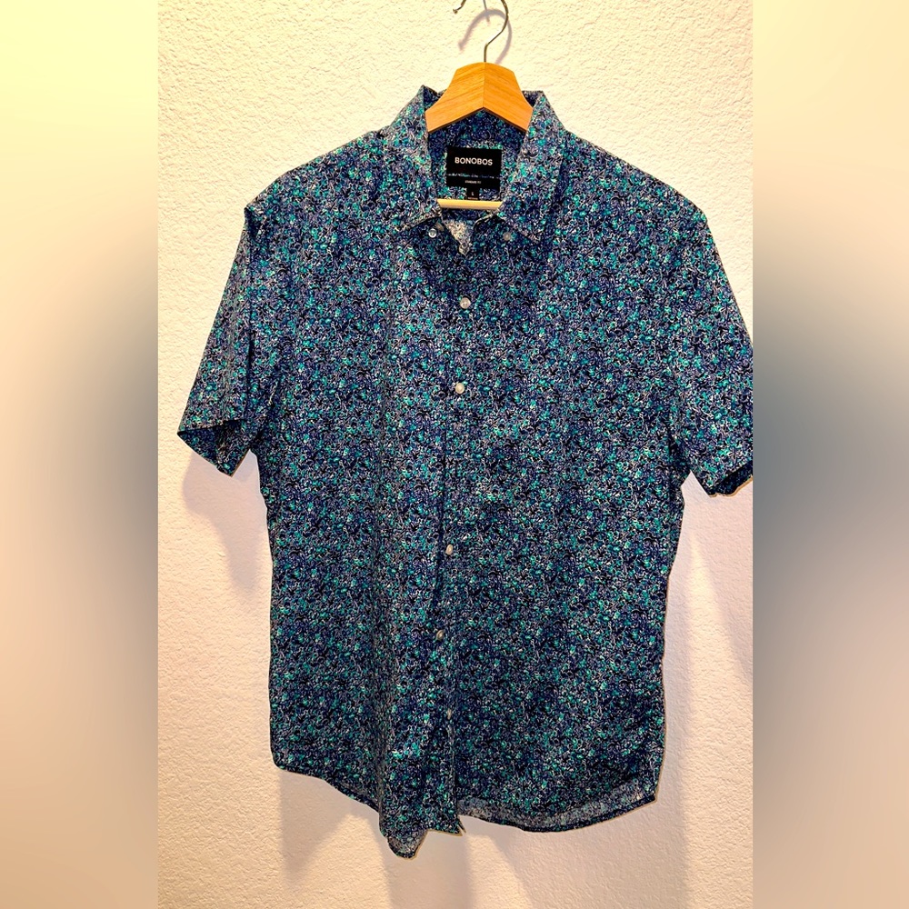 Bonobos standard fit floral print button up